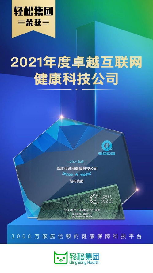 資訊 業(yè)務發(fā)展與社會責任雙行，輕松集團當選年度卓越互聯(lián)網(wǎng)健康科技公司